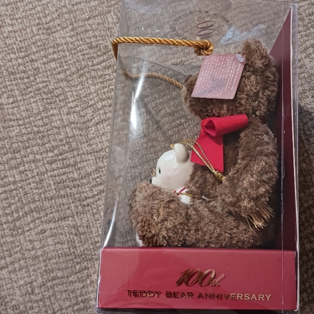 LENOX 100TH Anniversary American Bears Ornament & Teddy Plush Set - Picture 6 of 10